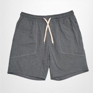 Right of Way Adam Leisure Shorts Mens Medium Gray 7" Inseam Zip Pocket Lounge